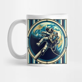 Astronaut Earth Orbit Tee Mug